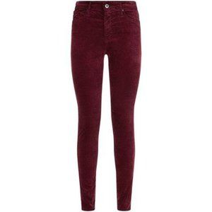 red velvet jeans